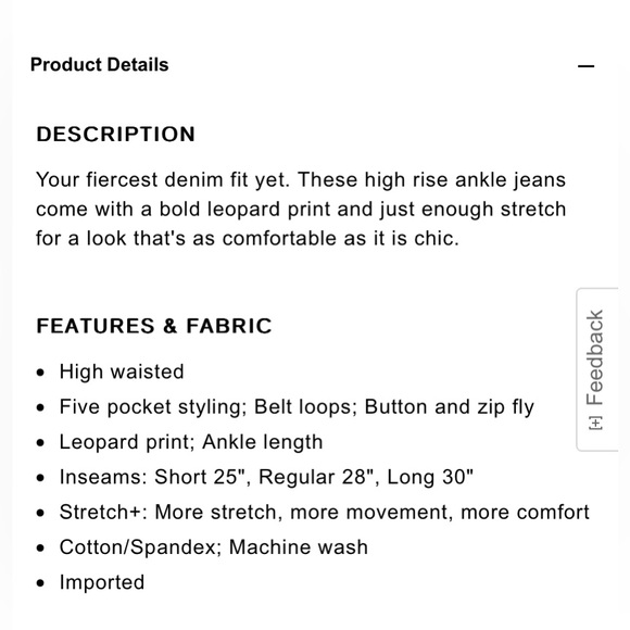 Express Leopard Print Denim Jeans - Picture 9 of 9